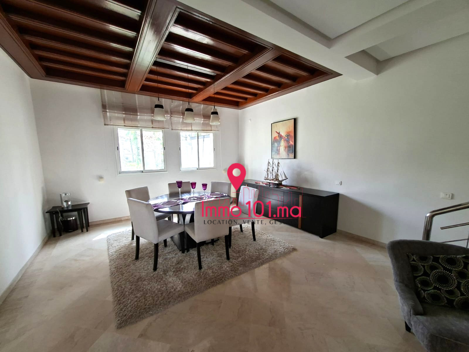 Location triplex meublé à Harhoura SILVM2509